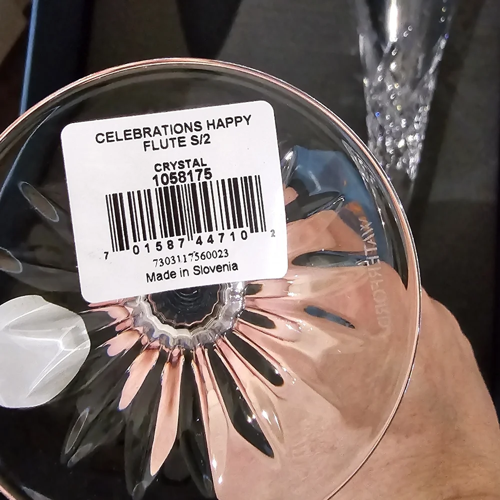 Waterford Crystal Toasting Flutes NWT